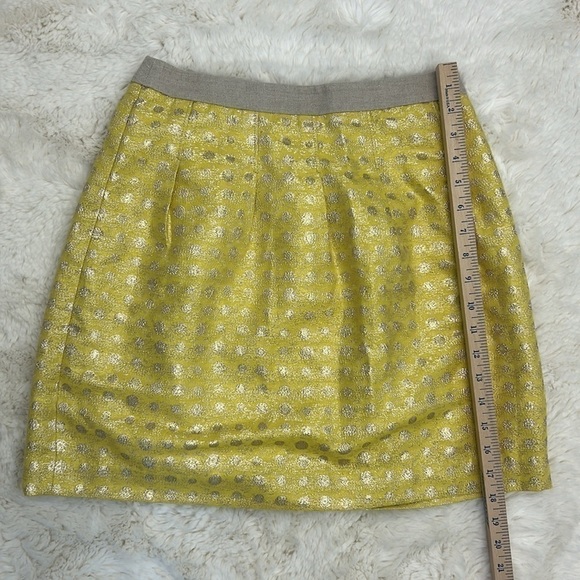 Ann Taylor LOFT Women’s Metallic Polka Dot Lined Skirt - Picture 7 of 7